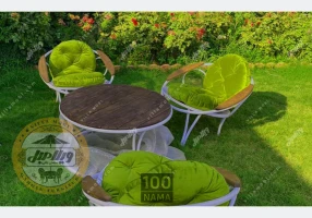 مبل باغی فلزی حیاطی