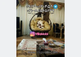 صندلی ریلکسی شیشه ای راک مدل گلزار