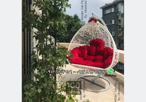 صندلی ریلکسی شیشه ای راک مدل گلزار