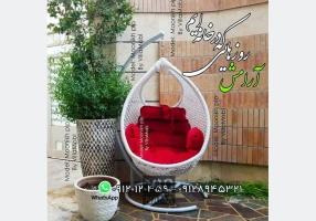 صندلی ریلکسی شیشه ای راک مدل گلزار