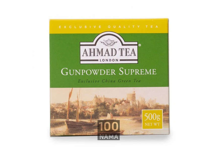 چای سبز باروتی احمد اصل بسته 500 گرمی