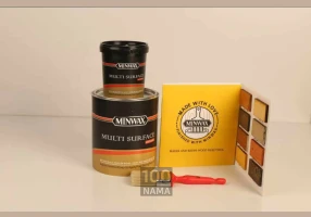 لاک پایه آب مین وکس و روغن چوب کرال