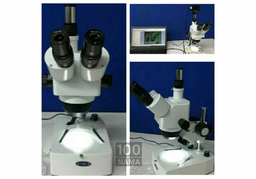 استریو میکروسکوپ لوپ سه چشمی آزمایشگاهی