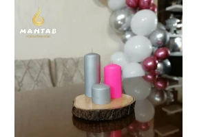 شمع قلمی و روآبی و استوانه