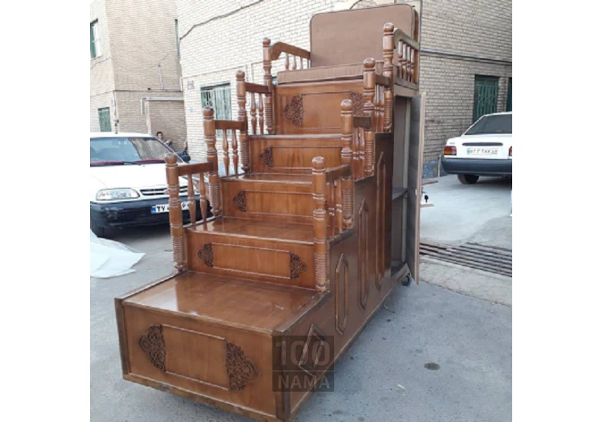 منبر تمام چوب راش - منبر تمام ام دی اف