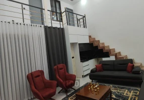 باغچه مدرن دوبلکس مبله سند تک برگ