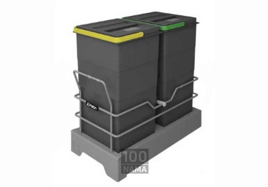 سطل زباله کابینتی 24 لیتری پلاتین aspect-image