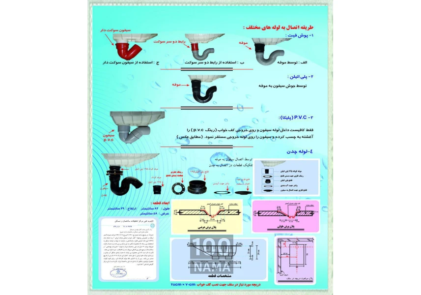 تولید کف خواب صنعتی سنگ توالت ایرانی