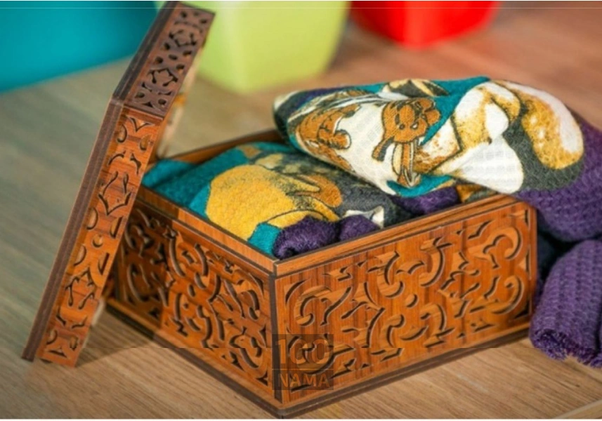 جعبه چوبی تزئینی آجیل و خشکبار