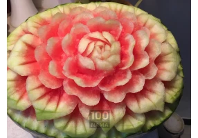 حکاکی هندوانه و کدو شب یلدا