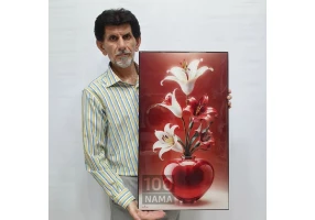 ساعت دیواری رزینی سیـاسیـاهی