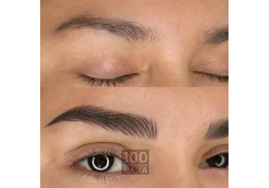 ميكروبليدينگ ابرو و شيدينگ ابرو و لب بن مژه