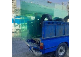 نصاب پارتیشن وانت نیسان خرکدار مخصوص حمل شیشه
