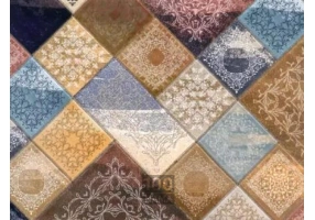 فرش چهل تیکه کاشان کد4108