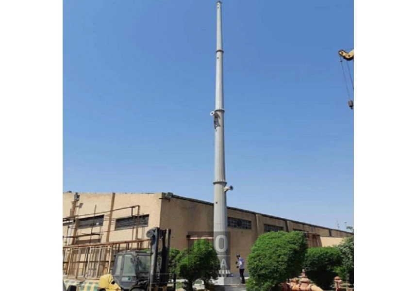 دکل های خودایستا منوپل دوربین و روشنایی