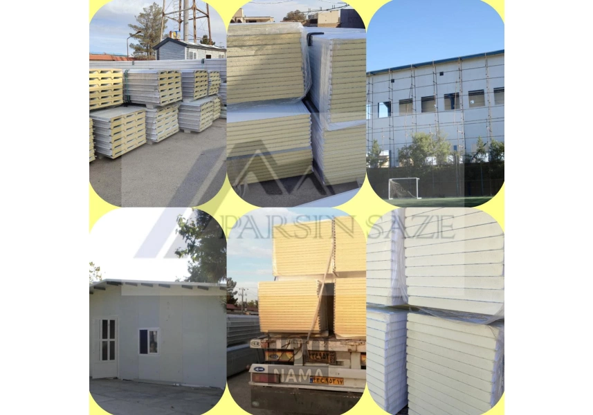 فلاشینگ نما بدون نشتی ساندویچ پانل عایق 