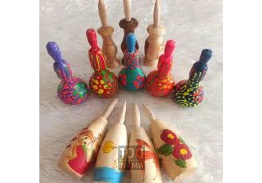 عرضه سرمه دان چوبی و برنجی