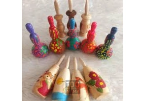 عرضه سرمه دان چوبی و برنجی