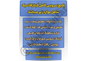 خدمات تخصصی سرویس و بازسازی گیتار کلاسیک
