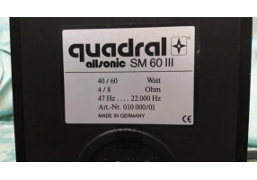 بلندگوی حرفه ای Quadral آلمانی و فیلتر RTO su