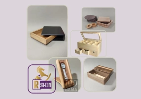 تولید جعبه و بسته‌بندی چوبی لوکس