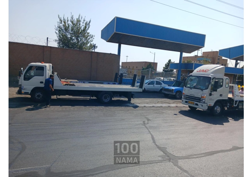 خودروبر کفی خودروسوار کفی جرثقیل یدک کش نيسان