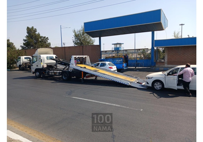 خودروبر کفی خودروسوار کفی جرثقیل یدک کش نيسان