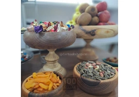 ست پذیرایی چوبی ظروف چوبی شیک