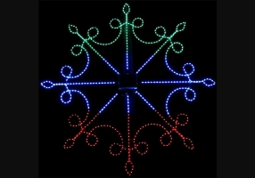 المان نوری فولکالر شهری نورپردازی RGB