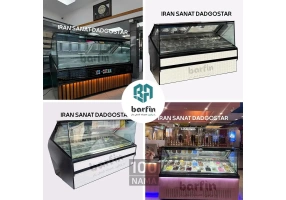 یخچال فریزر تاپینگ دار بستنی میوه ای صنعتی