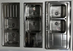 سینک پیانویی فانتزی باکسی و شیرآلات