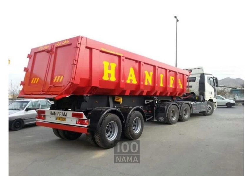 تریلر کمپرسی سه محور نقد و اقساط حنیفرام