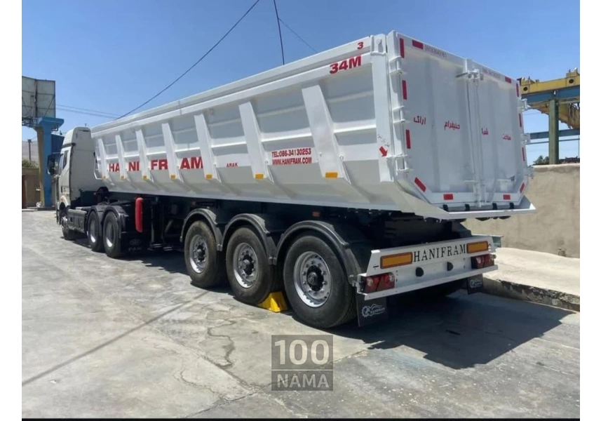 تریلر کمپرسی سه محور نقد و اقساط حنیفرام