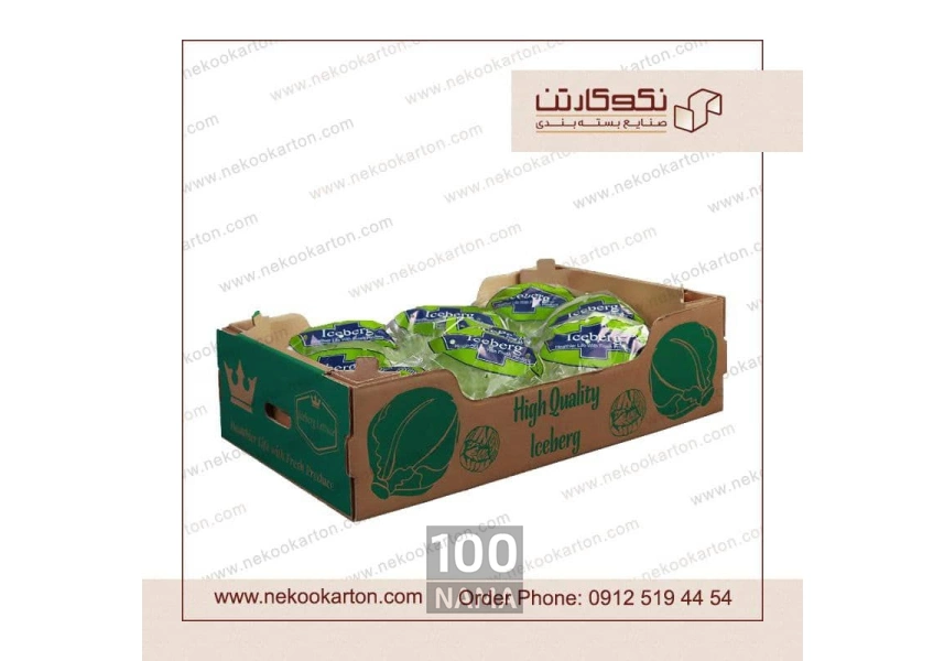 تولید انواع کارتن صادراتی میوه و سبزیجات