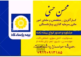سرمایه گذاری طلا نمایندگی بیمه محسن حسنی پاسارگاد