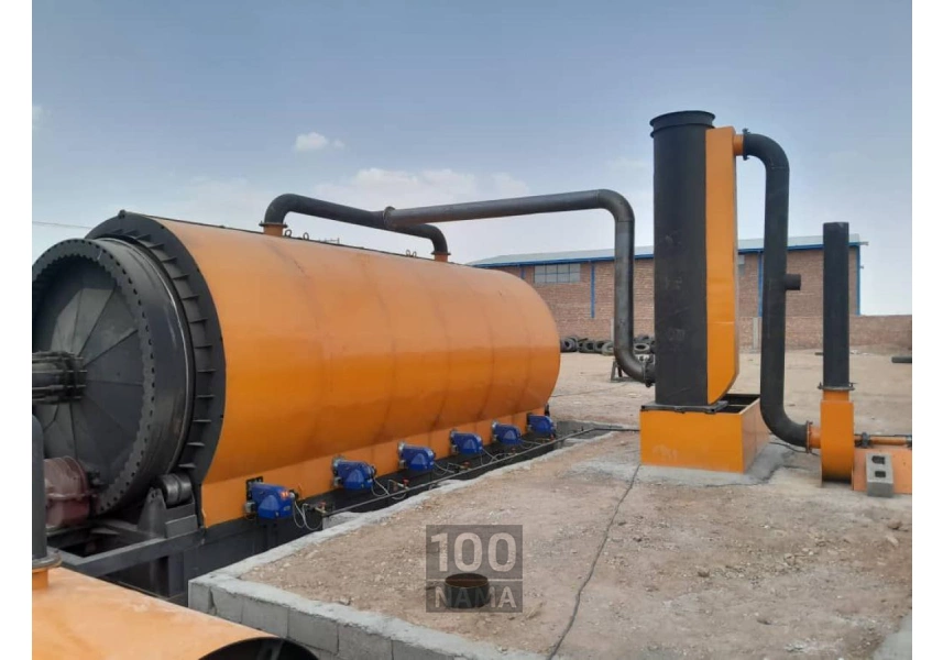 فروش دستگاه ده تن پیرولیز