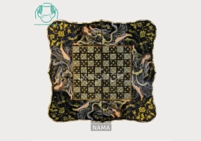 تخته نرد خاتم شطرنج دالبری رخ طلایی