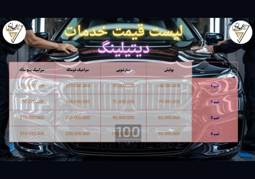 دیتیلینگ خودرو در سهروردی