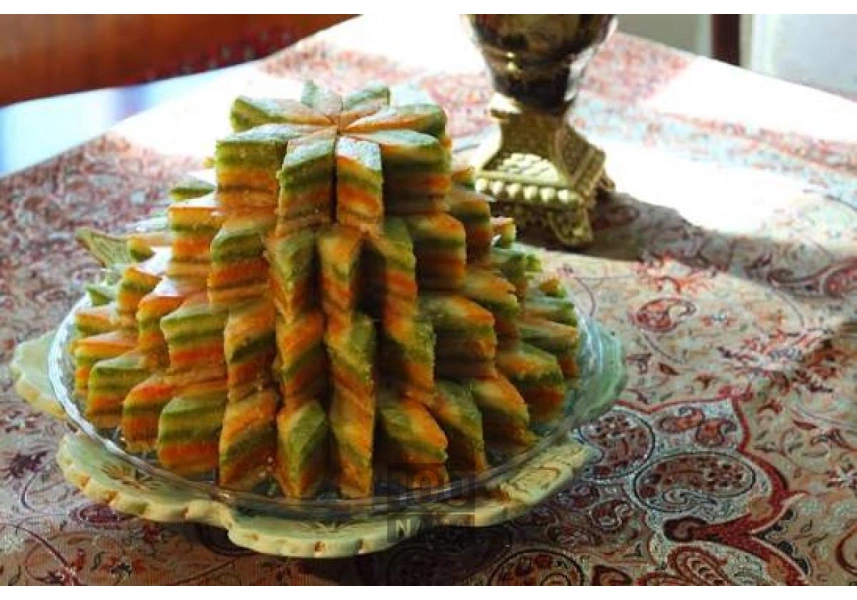 باقلوای قزوینی شیرینی سنتی محلی