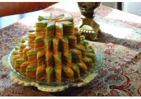 باقلوای قزوینی شیرینی سنتی محلی