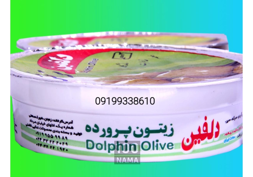 زیتون پرورده تک نفره دلفین