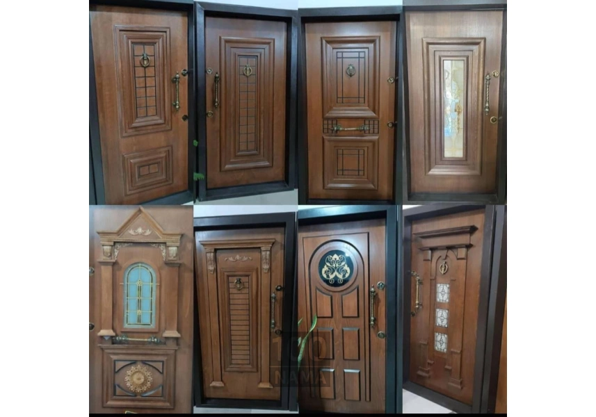 درب ورودی ضدسرقت آپارتمان چوبی اتاق ضدآب