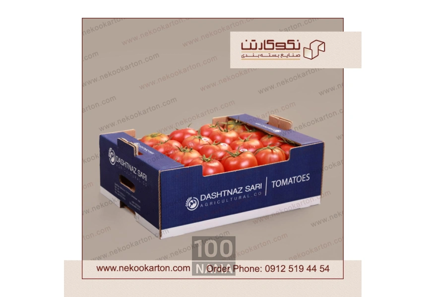 کارتن گوجه صادراتی ، لیبل گوجه