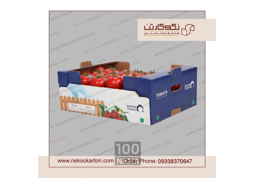 کارتن گوجه صادراتی ، لیبل گوجه