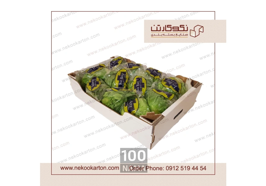 کارتن کاهو صادراتی ، لیبل کاهو