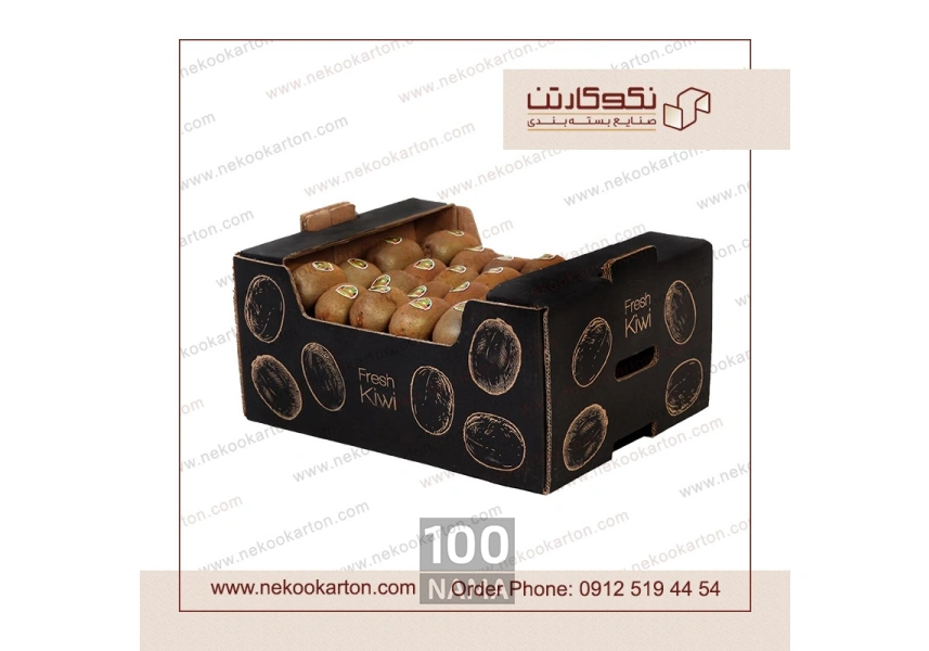 کارتن کیوی صادراتی ، تولید لیبل کیوی
