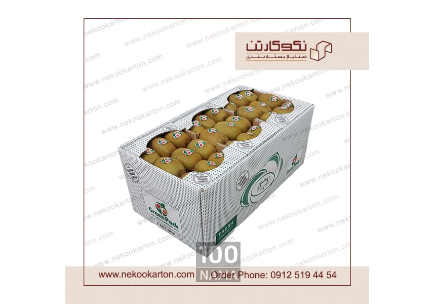 کارتن کیوی صادراتی ، تولید لیبل کیوی