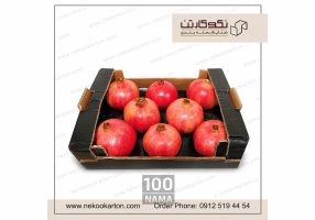 تولید کارتن انار صادراتی ، لیبل انار