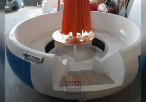 قایق موتوری هشت نفره گرد فایبر گلاس زرین کار