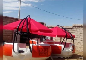 قایق موتوری هشت نفره گرد فایبر گلاس زرین کار